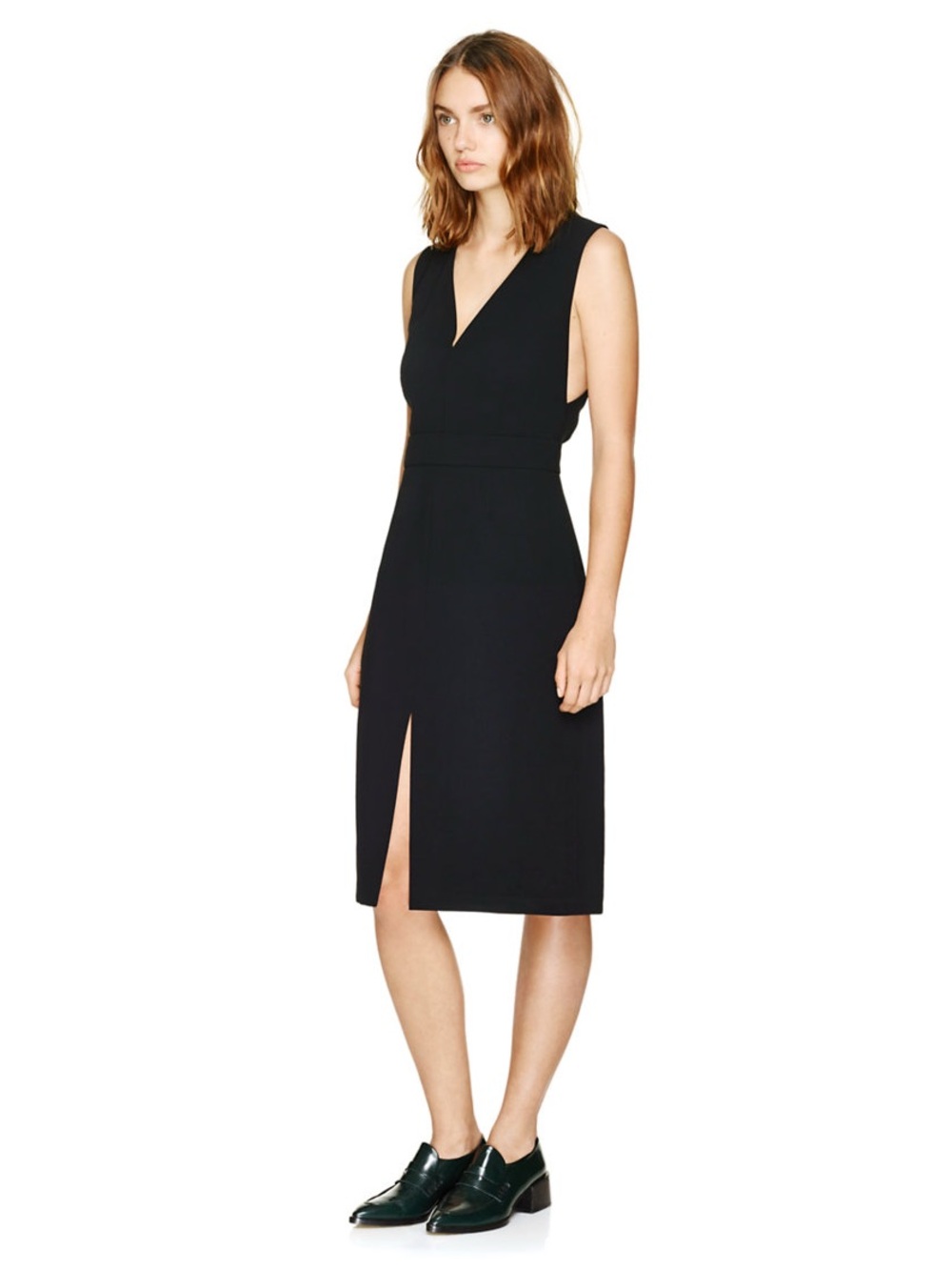 Aritzia babaton navy crepette Alex dress sz 4 worn once